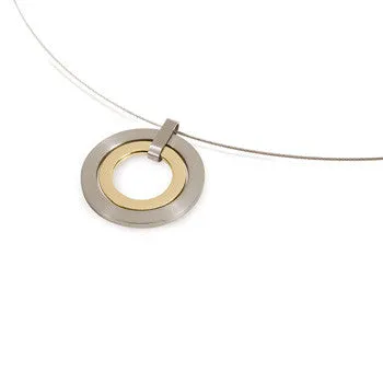 0741-02 Boccia Titanium Pendant  (choose chain separately)