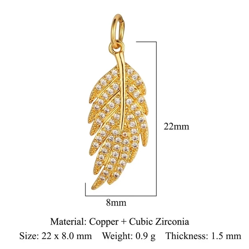 3 Pieces Shiny Clouds Tassel Copper Plating Inlay Zircon 18k Gold Plated Charms Jewelry Accessories