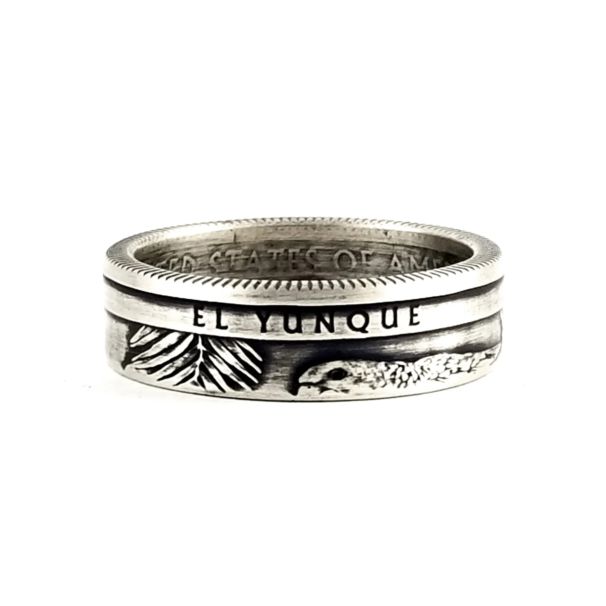 90% Silver El Yunque National Park Quarter Ring