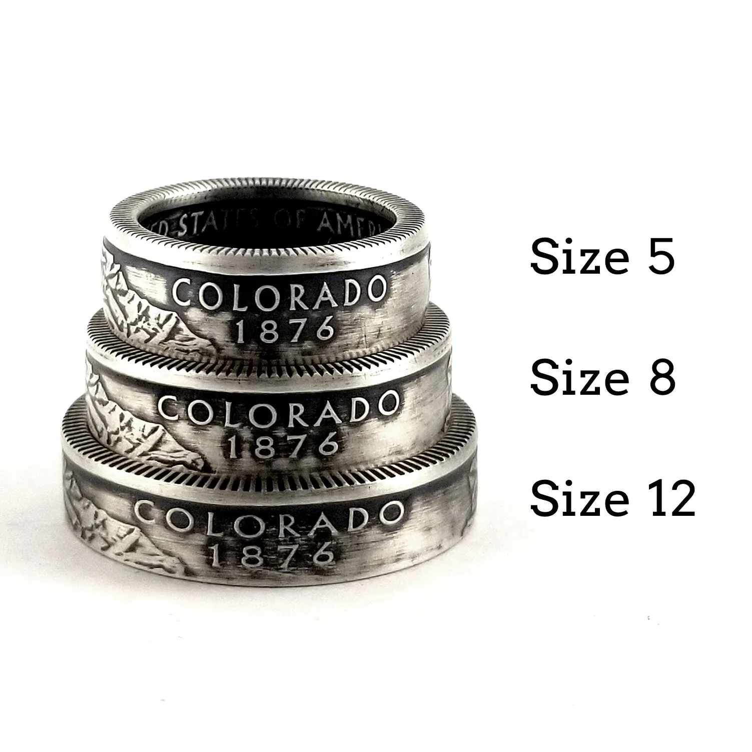 90% Silver Oregon Quarter Ring