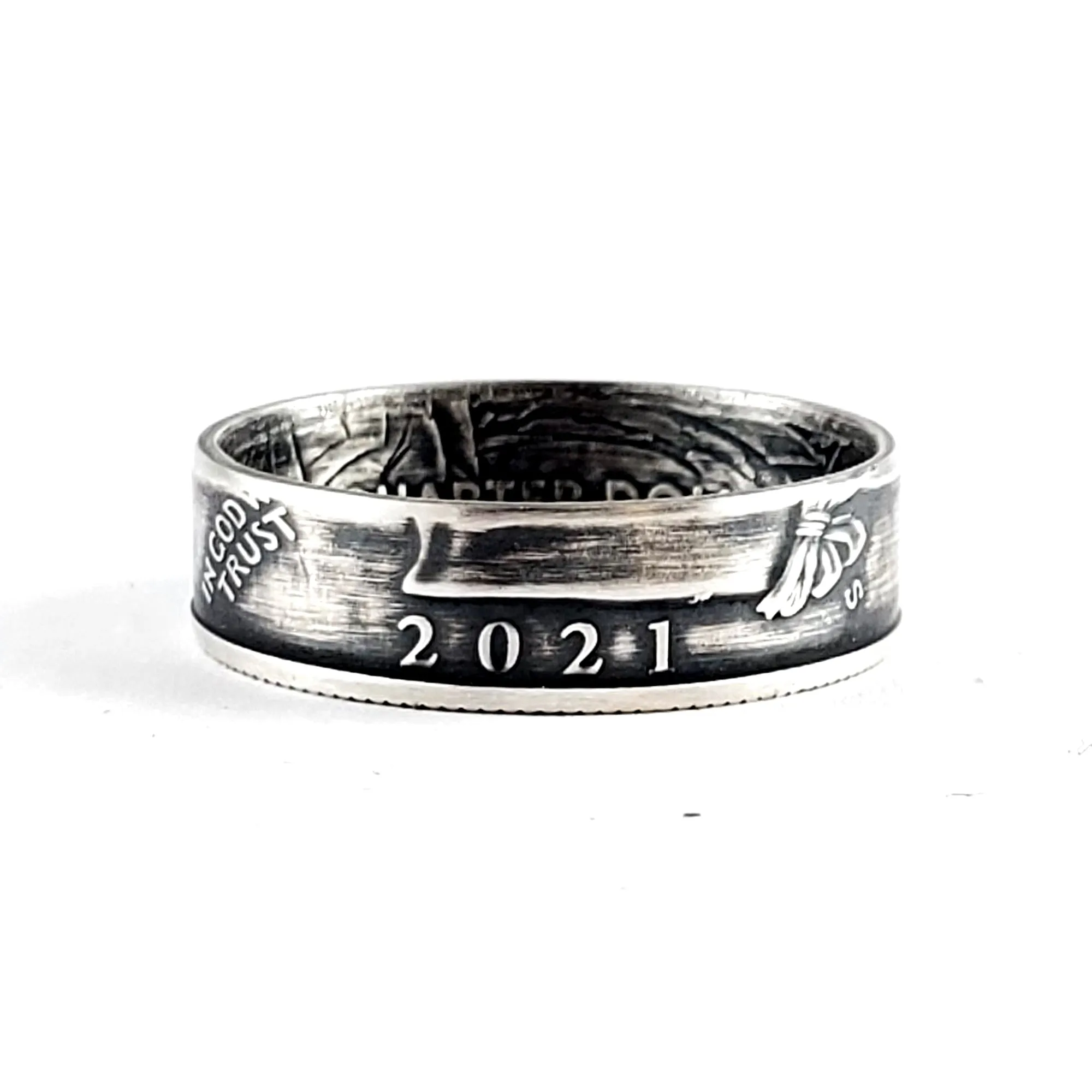 99.9% Fine Silver 2021 Washington Quarter Ring