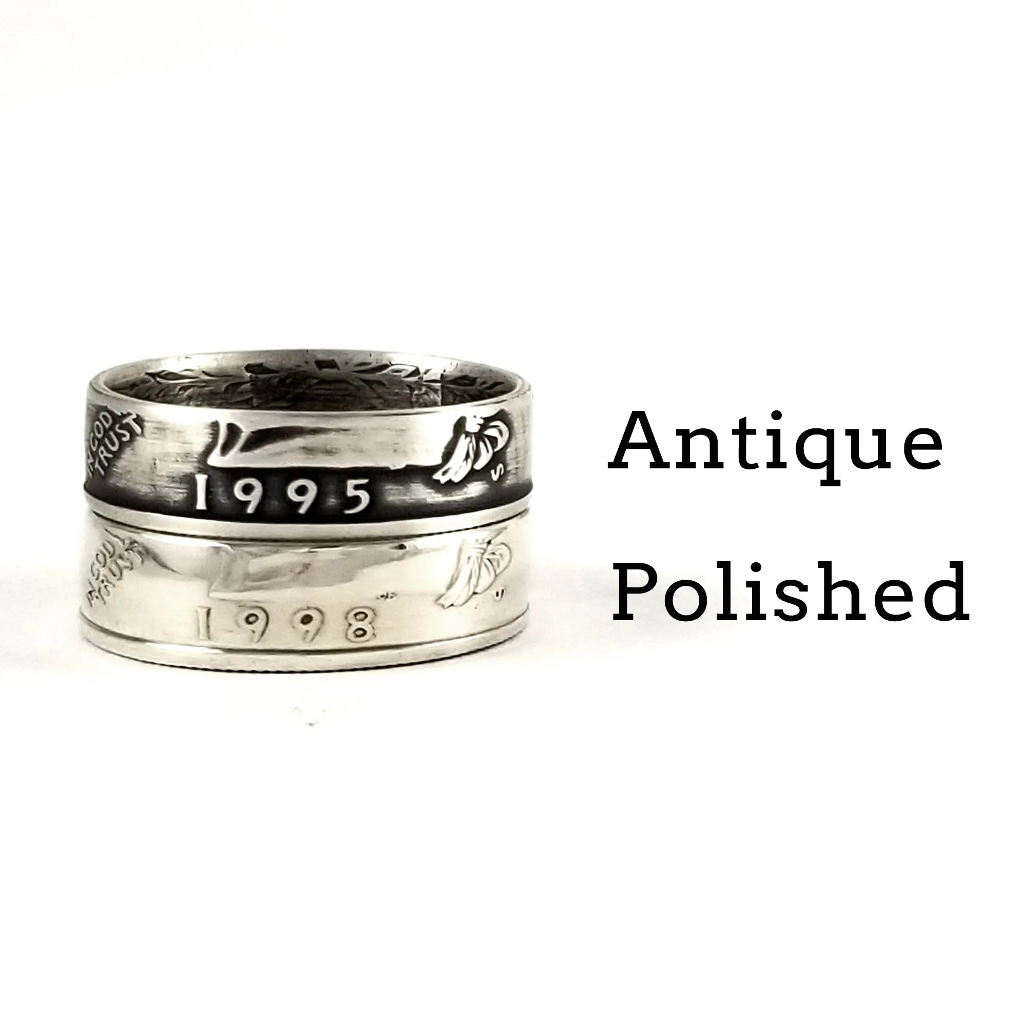 99.9% Fine Silver 2021 Washington Quarter Ring