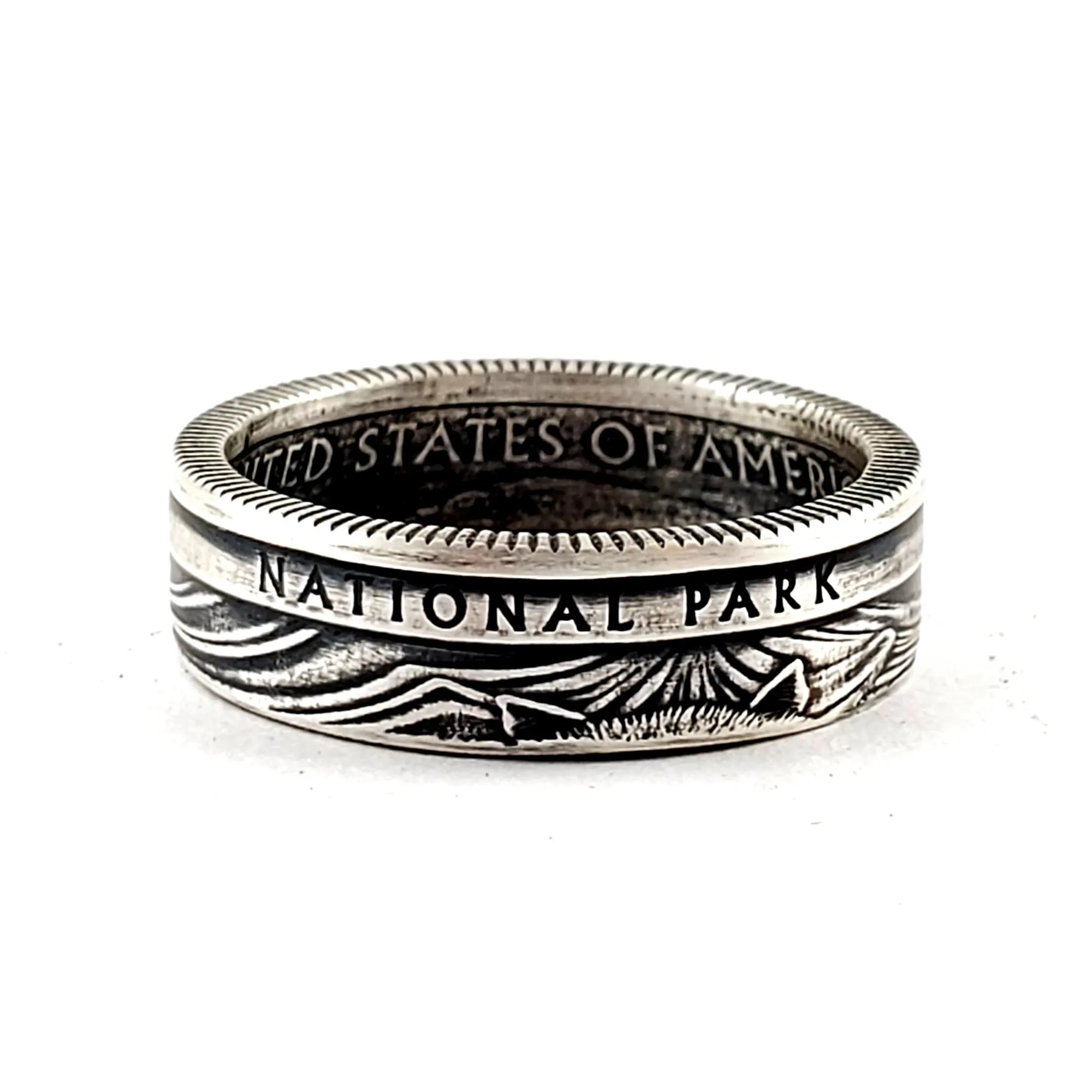 99.9% Fine Silver National Park American Samoa Quarter Ring