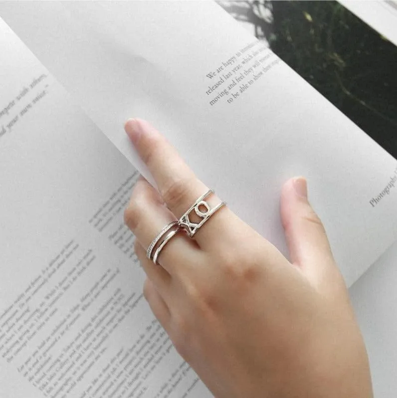 Adjustable Fashion Vintage Personality 925 Silver Rings For Women