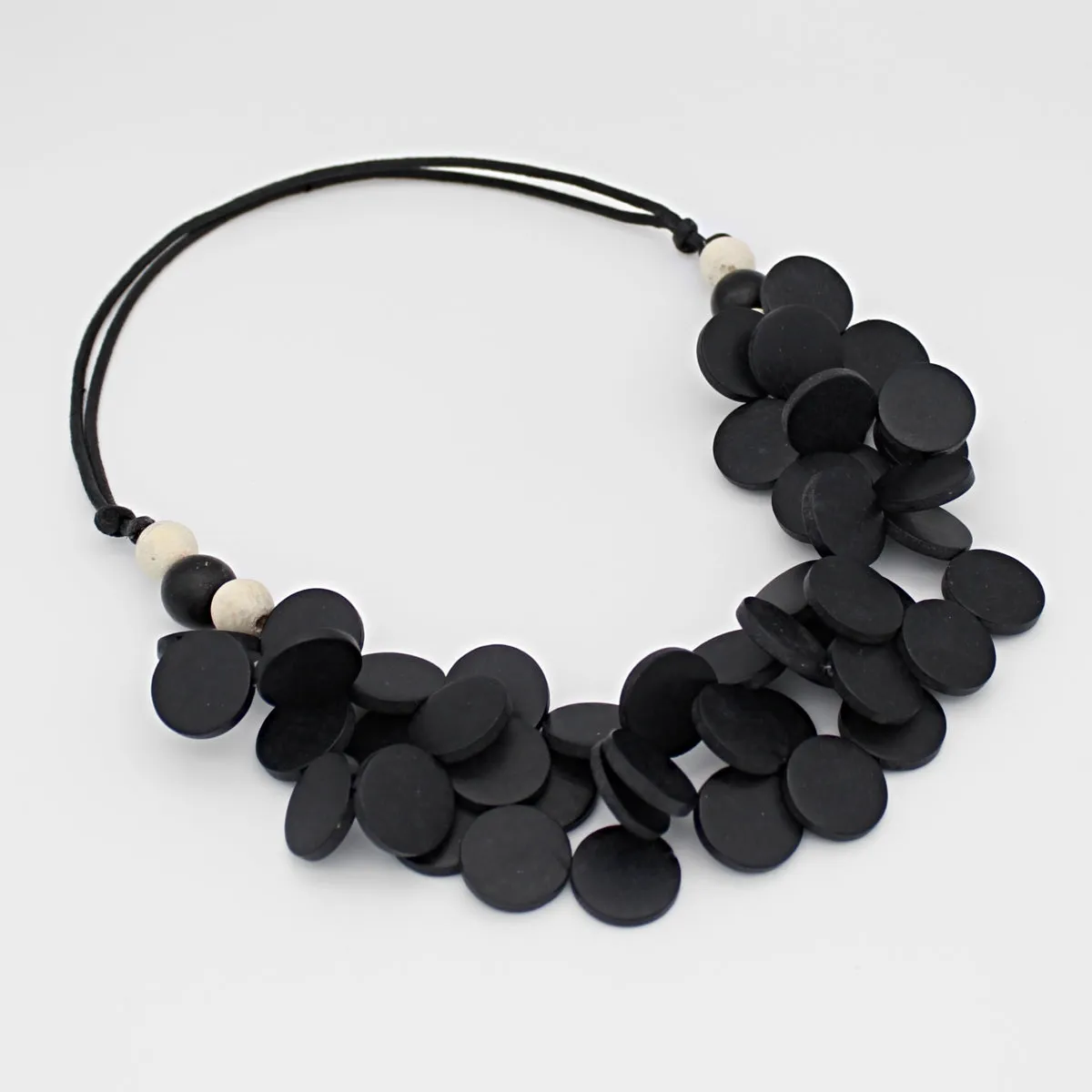 Black Cluster Athena Necklace