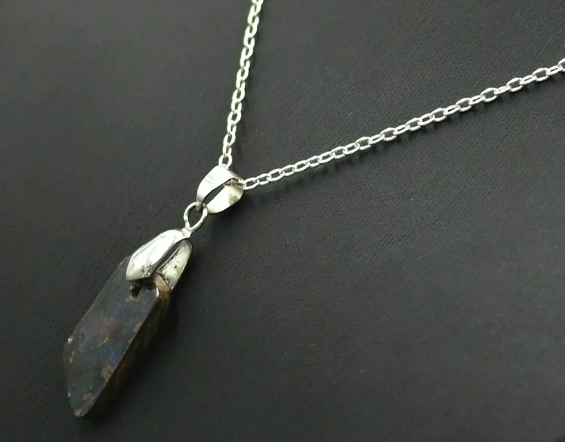 Boulder Opal Gold Plated Pendant