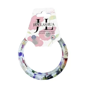 Bracelets | Handmade | Clear with Real Flowers