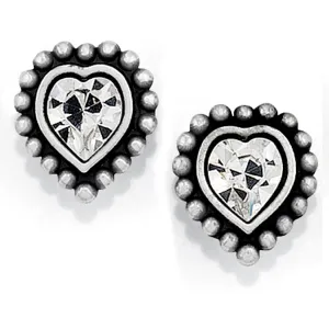 Brighton | Shimmer Heart Mini Post Earrings | Women's