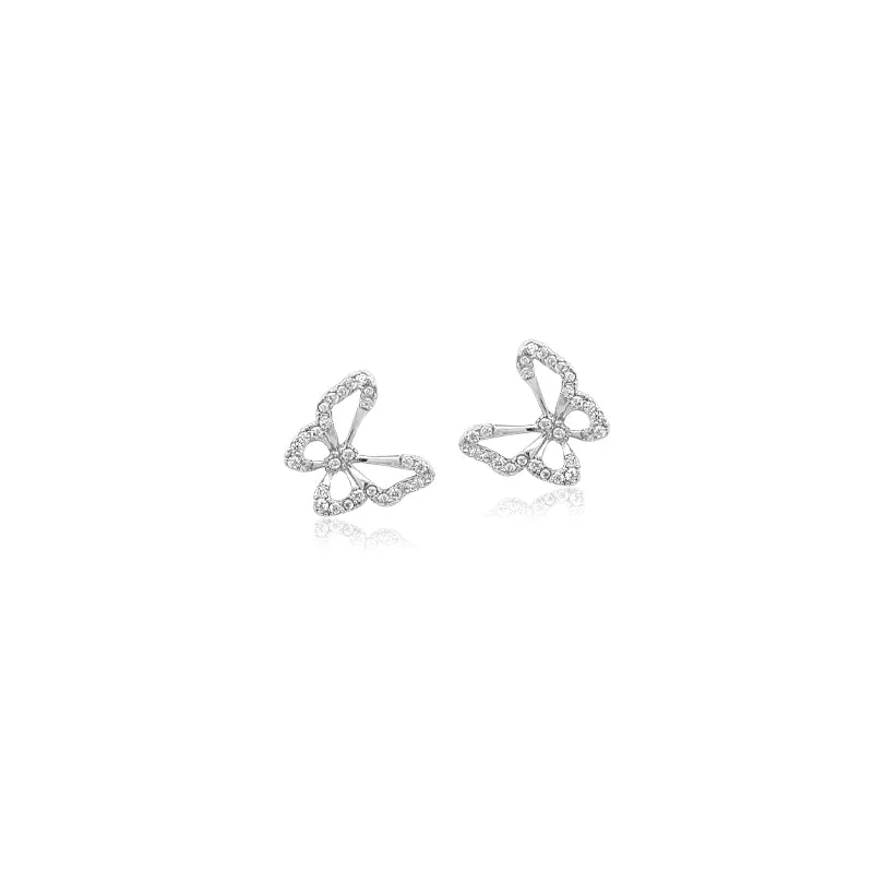 Butterfly Cubic Zirconia Earrings