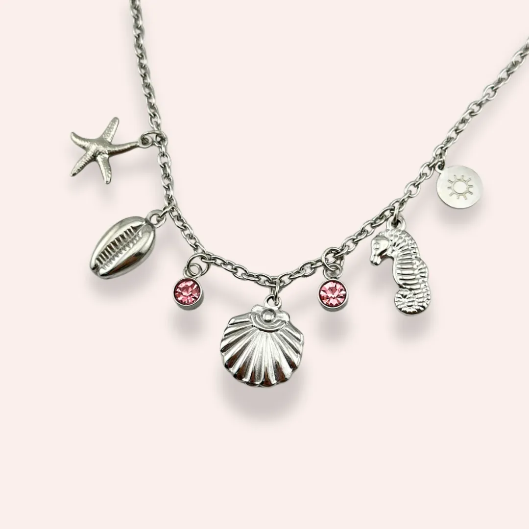 Charm Playa necklace silver