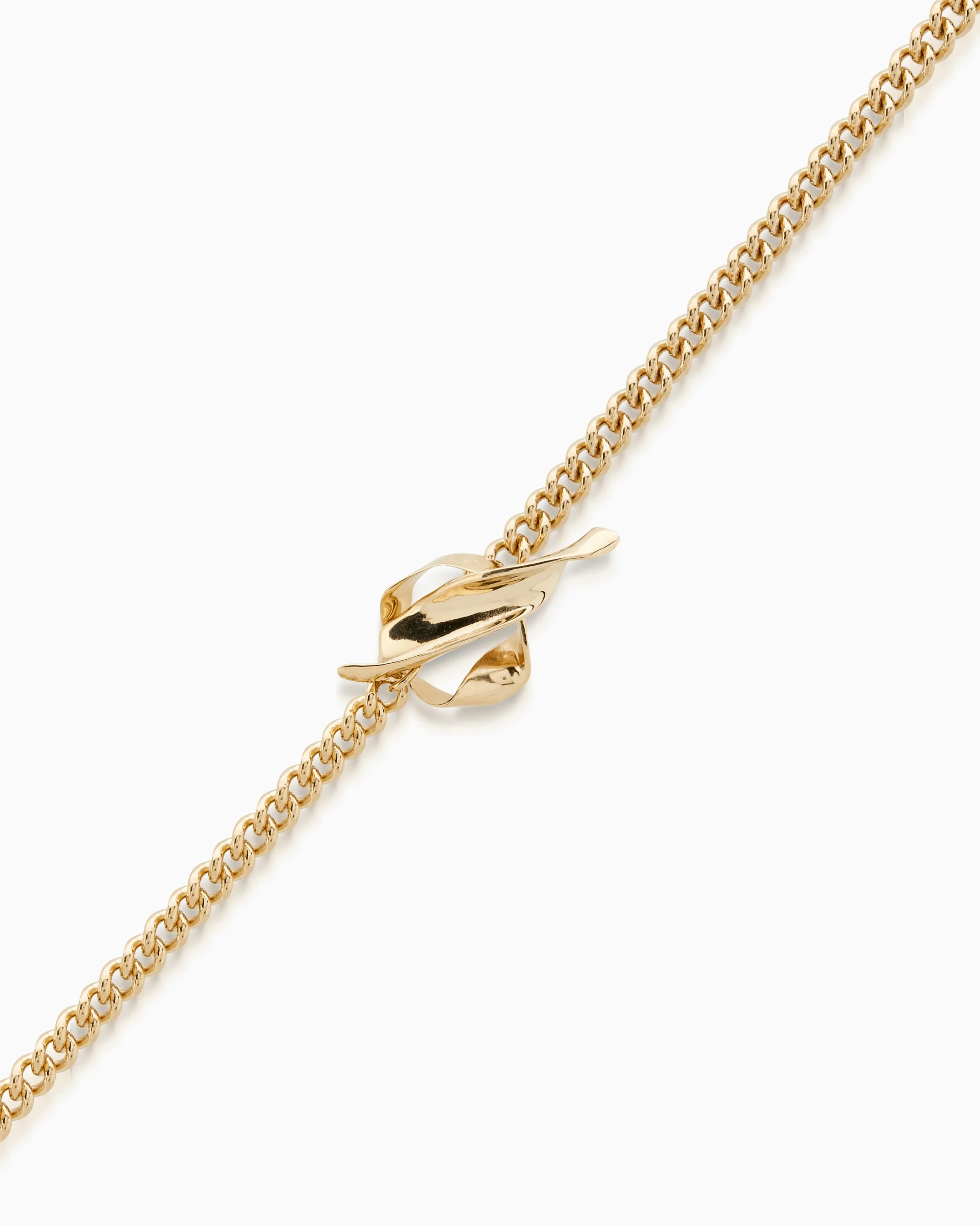 Chunky Flare Necklace | Gold