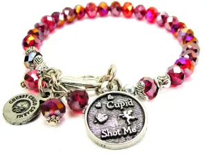 Cupid Shot Me Splash Of Color Crystal Bracelet