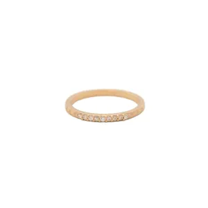 Diamond 14k Gold Band