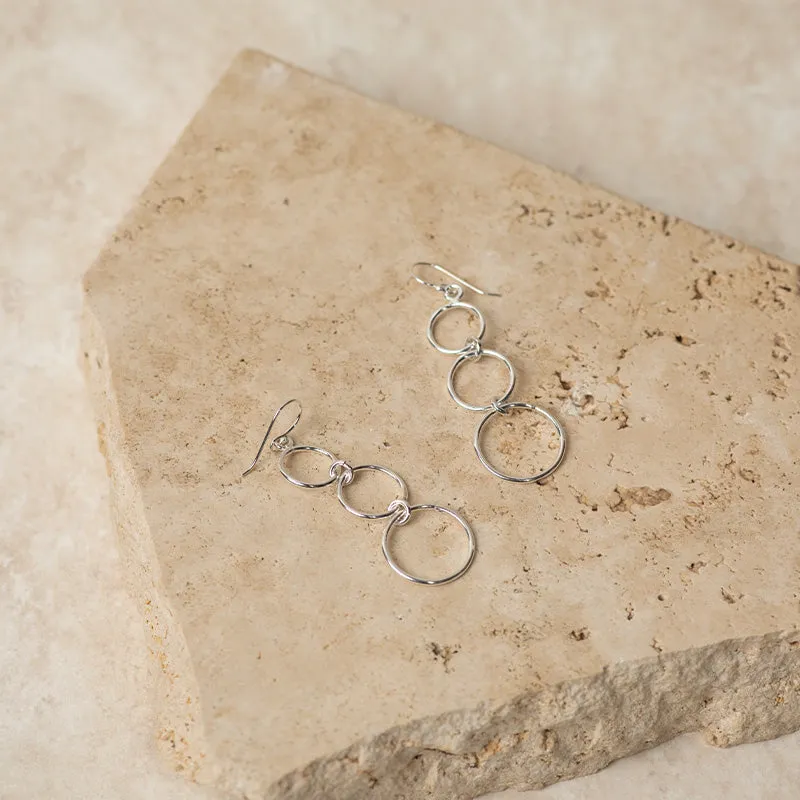 DIMINISHING RINGS EARRINGS