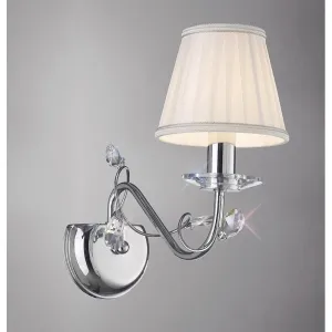 Diyas IL31211 Willow Wall Lamp Polished Chrome/crystal