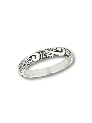 Embossed Swirls Band