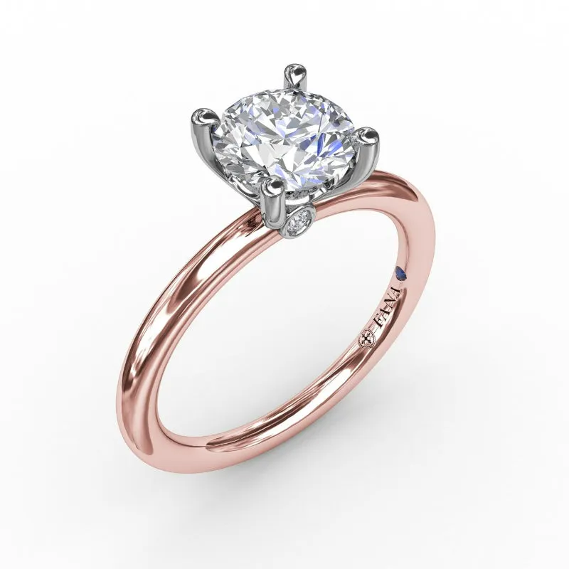 Fana Classic Round Diamond Solitaire Engagement Ring