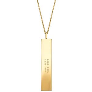 Fortune Pendants: Dare BIG. Fear small. - Gold