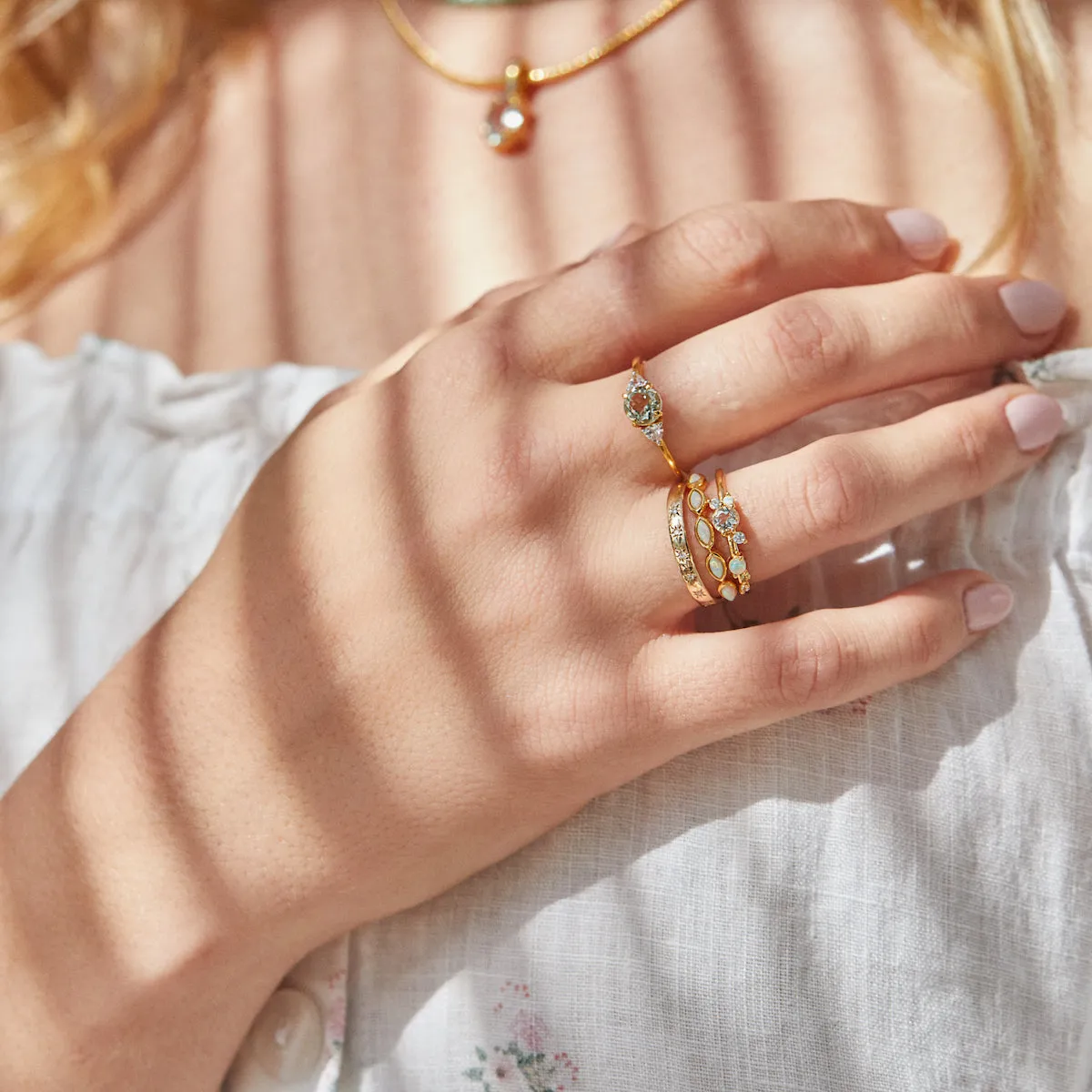 Garden Party Delicate Floral Ring