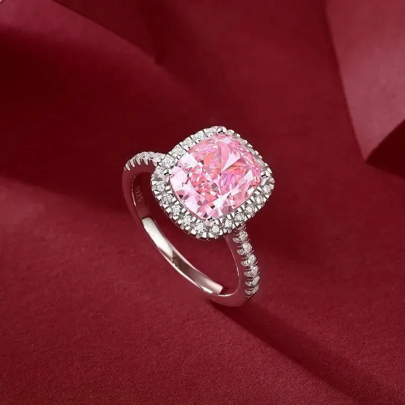 Get Stunning Pink Silver Plated Ring for Any Occasion