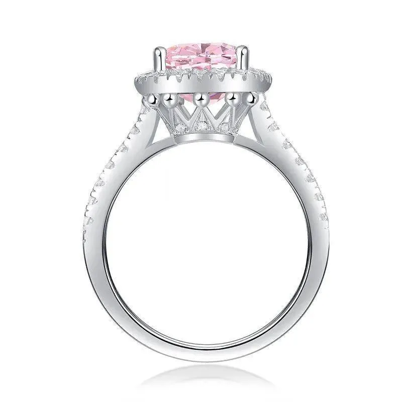 Get Stunning Pink Silver Plated Ring for Any Occasion