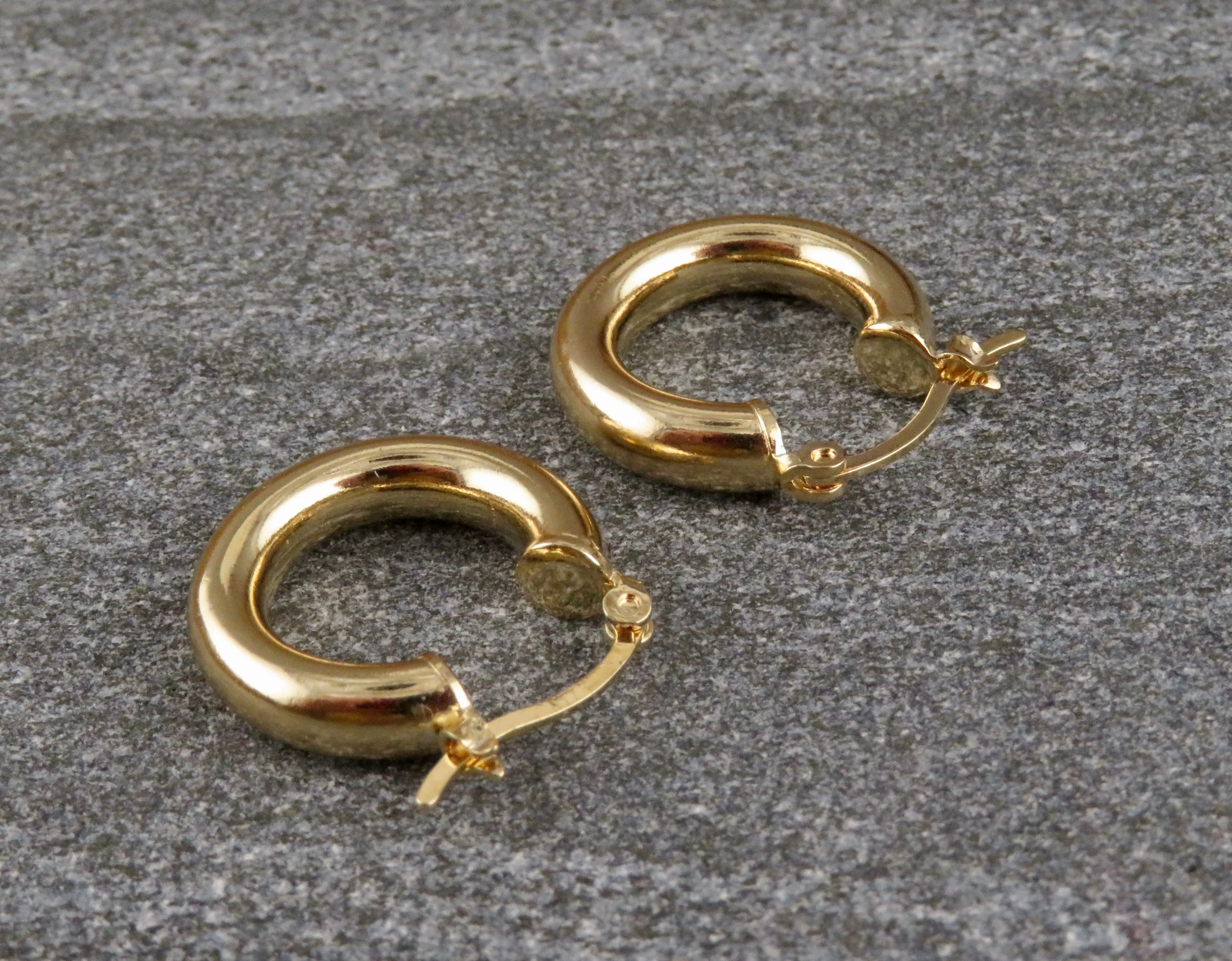 Gold Filled Latched Hoop Earrings - Small