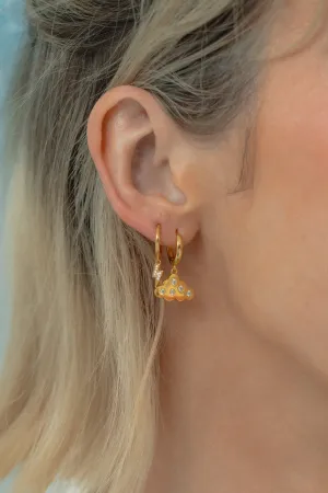 Head In The Clouds Earrings - Gold