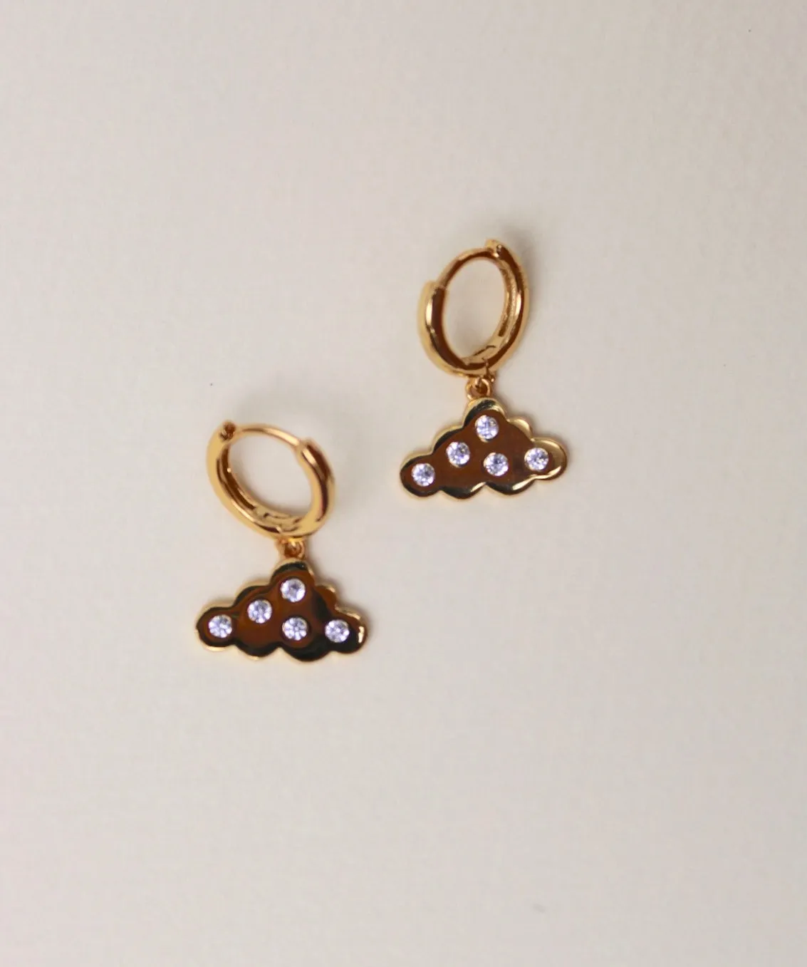 Head In The Clouds Earrings - Gold