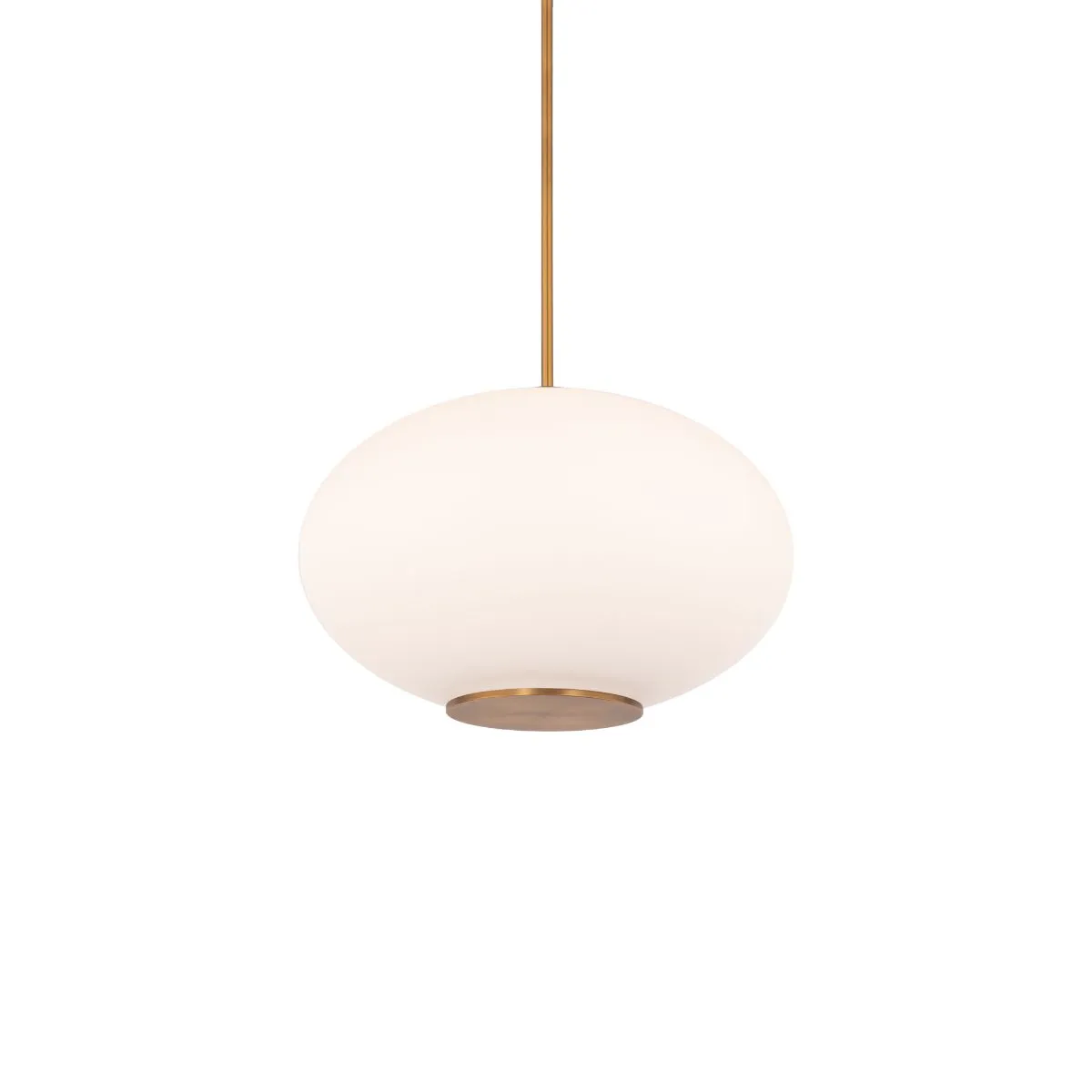 Illusion 16 in. LED Pendant Light 2700K Brass finish