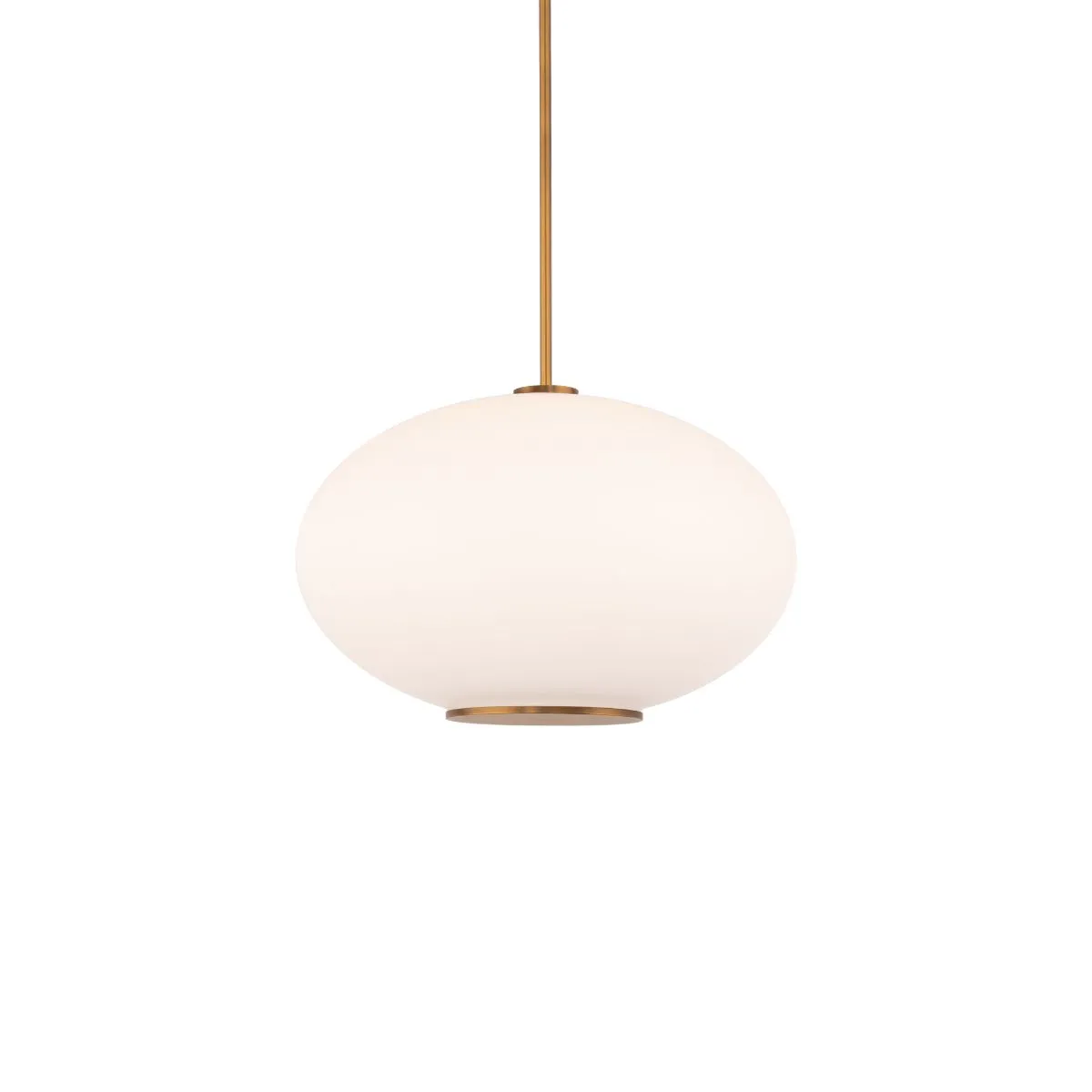 Illusion 16 in. LED Pendant Light 2700K Brass finish