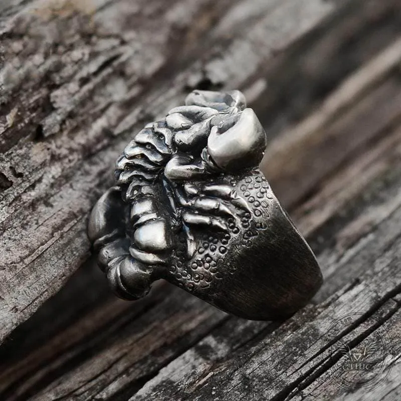 Insect Scorpion King 925 Silver Ring