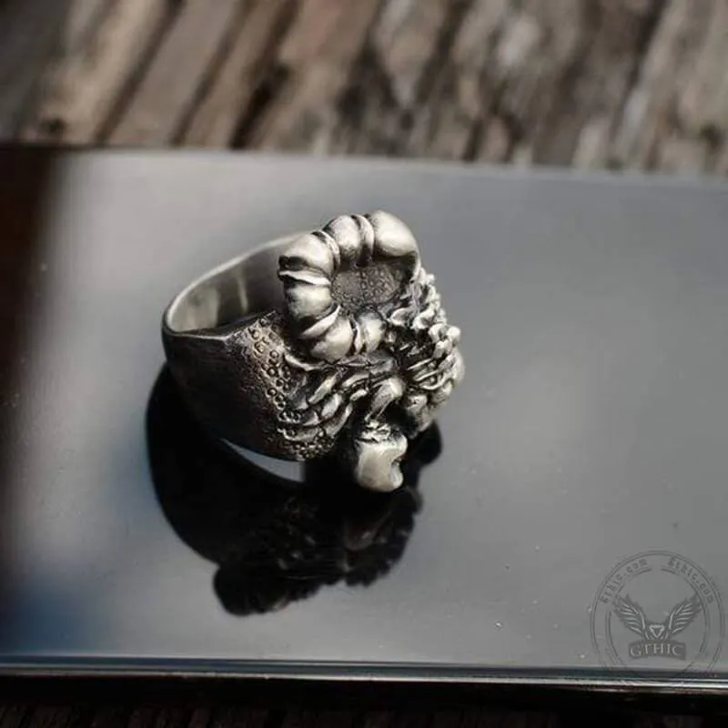 Insect Scorpion King 925 Silver Ring