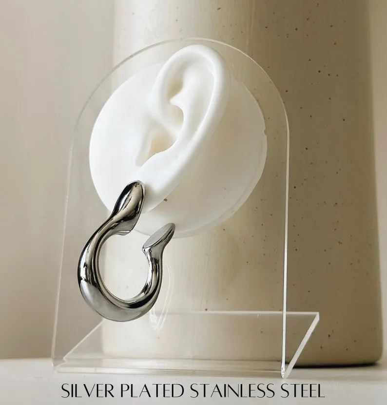 Isha Statement Hoop Earrings