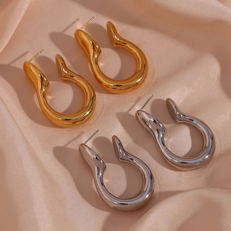 Isha Statement Hoop Earrings