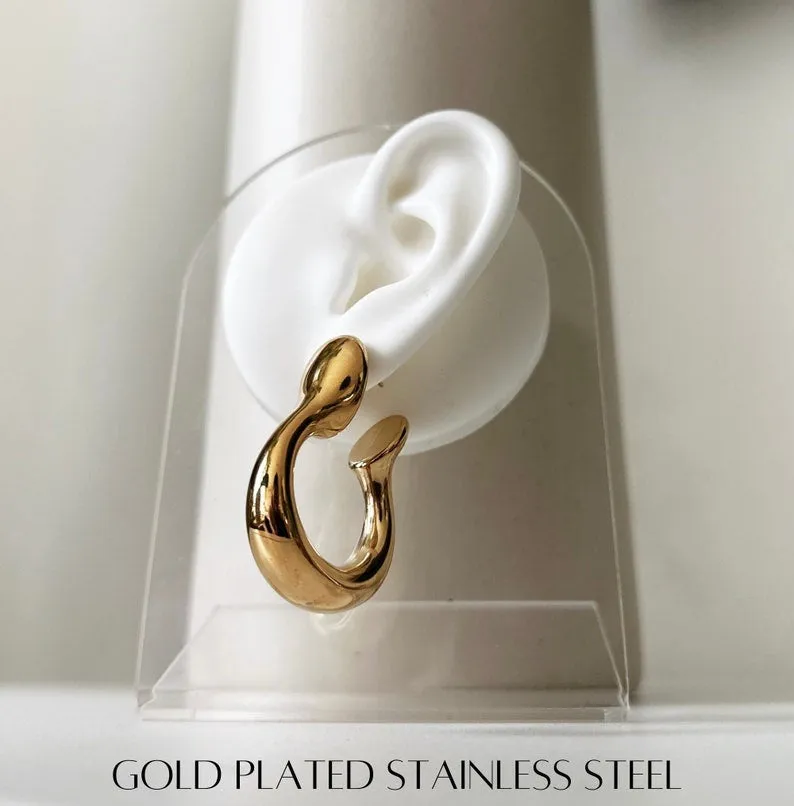 Isha Statement Hoop Earrings