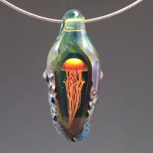 Jellyfish Pendant ( opal series)