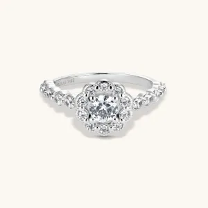 Maya Diamond Ring In Silver