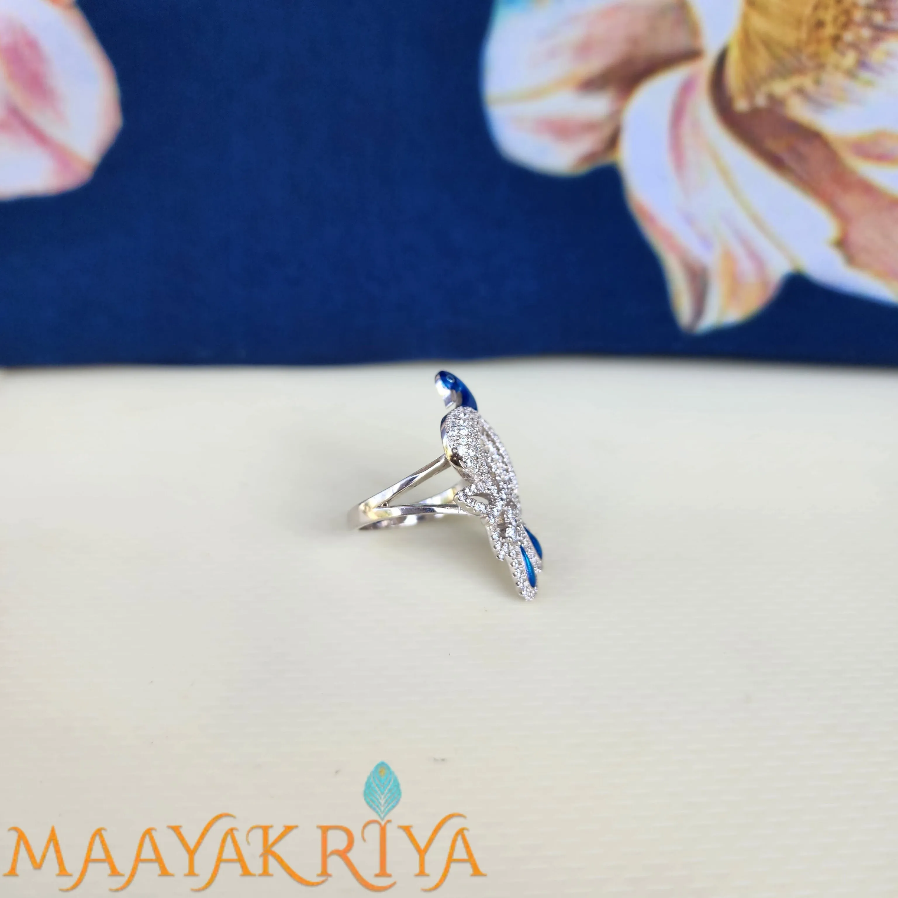 MAYURA SILVER FINGER RING