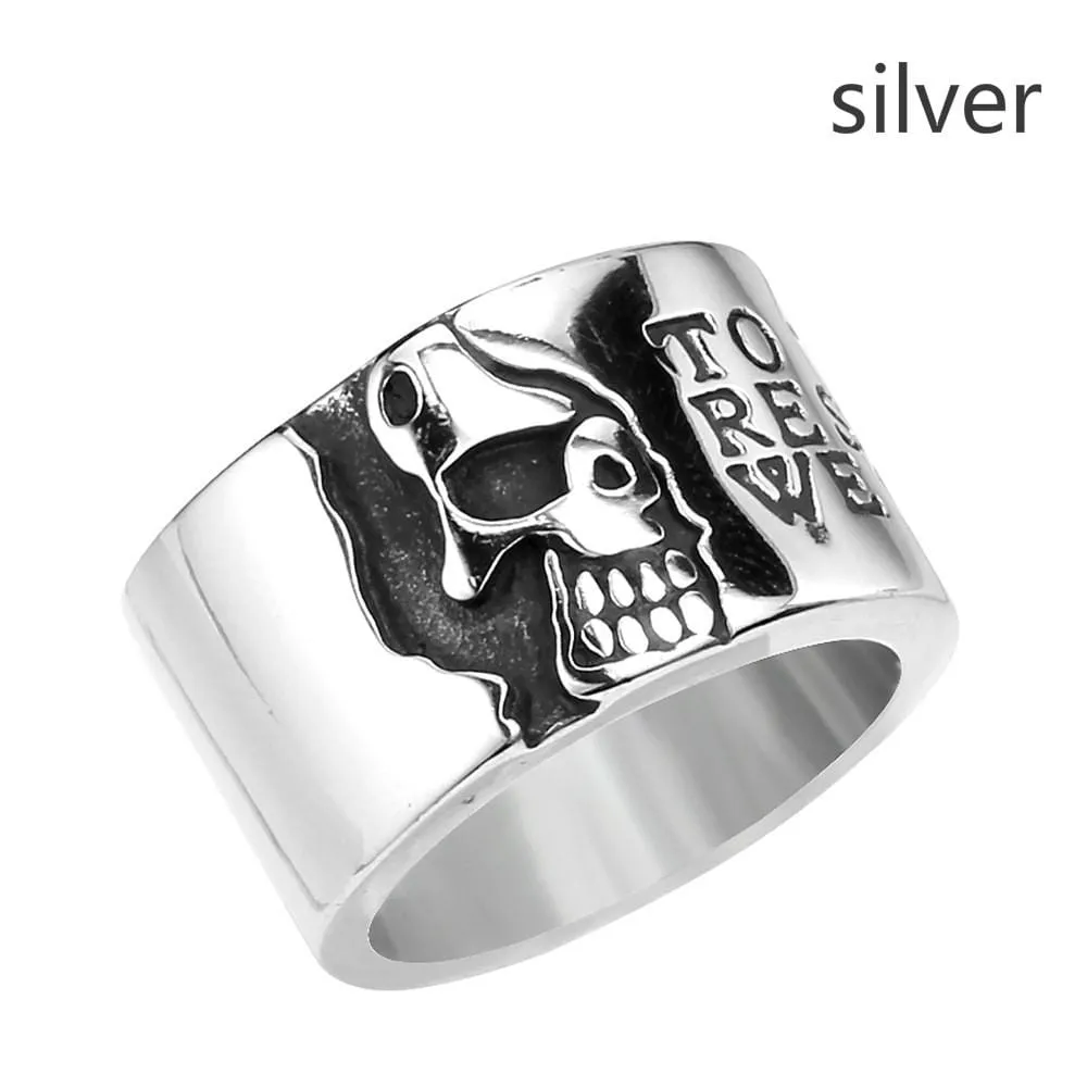 Men's Punk Skull Rings