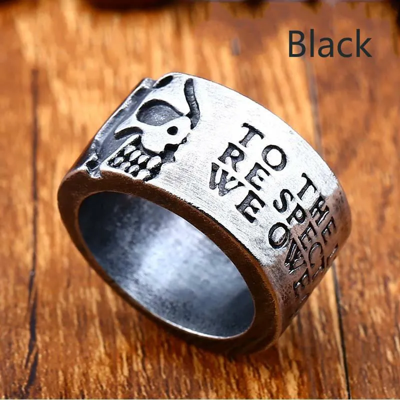 Men's Punk Skull Rings