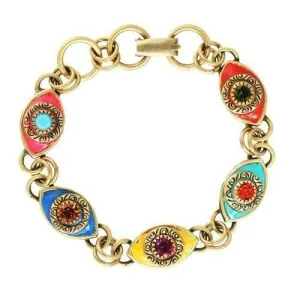 Michal Golan 5 Eye Multi-Color Evil Eye Bracelet