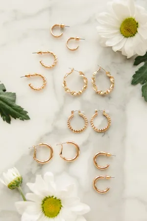 More is More Earring Set in Gold