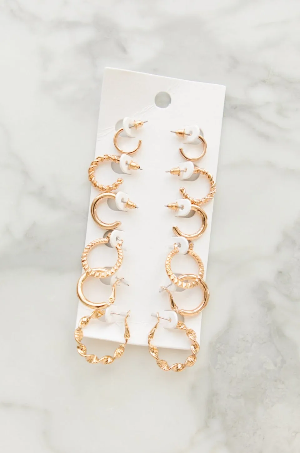 More is More Earring Set in Gold