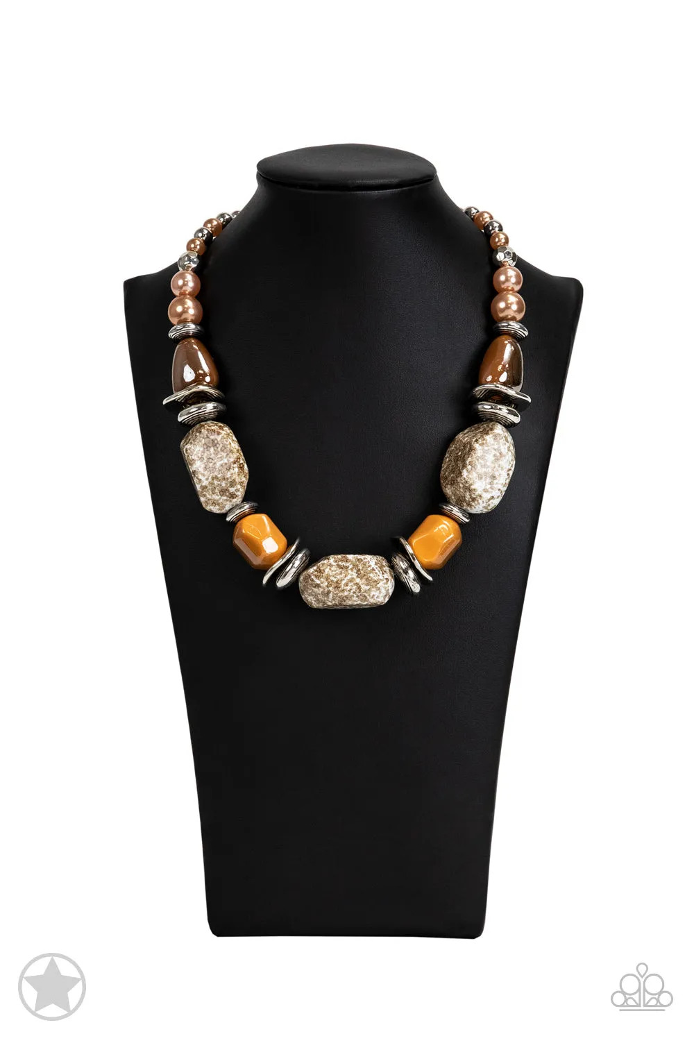 Necklaces In Good Glazes - Peach Blockbuster