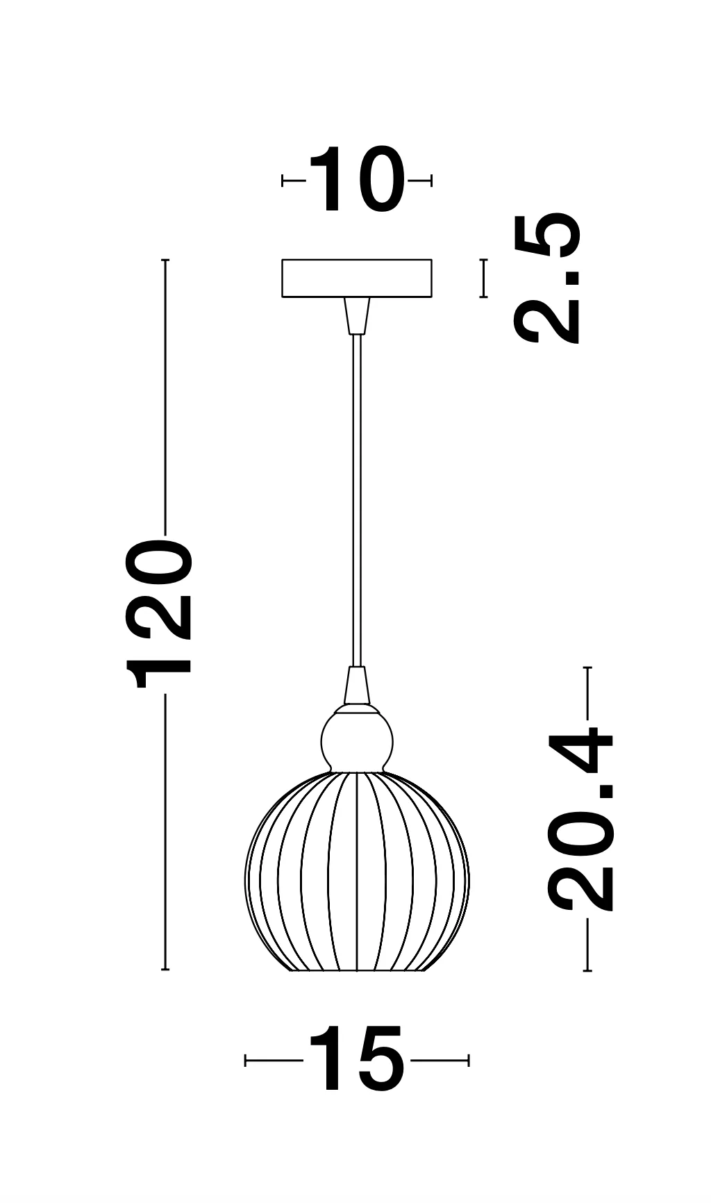 ODE Opal Glass & Chrome Aluminium Finish Single Pendant Small - ID 10016