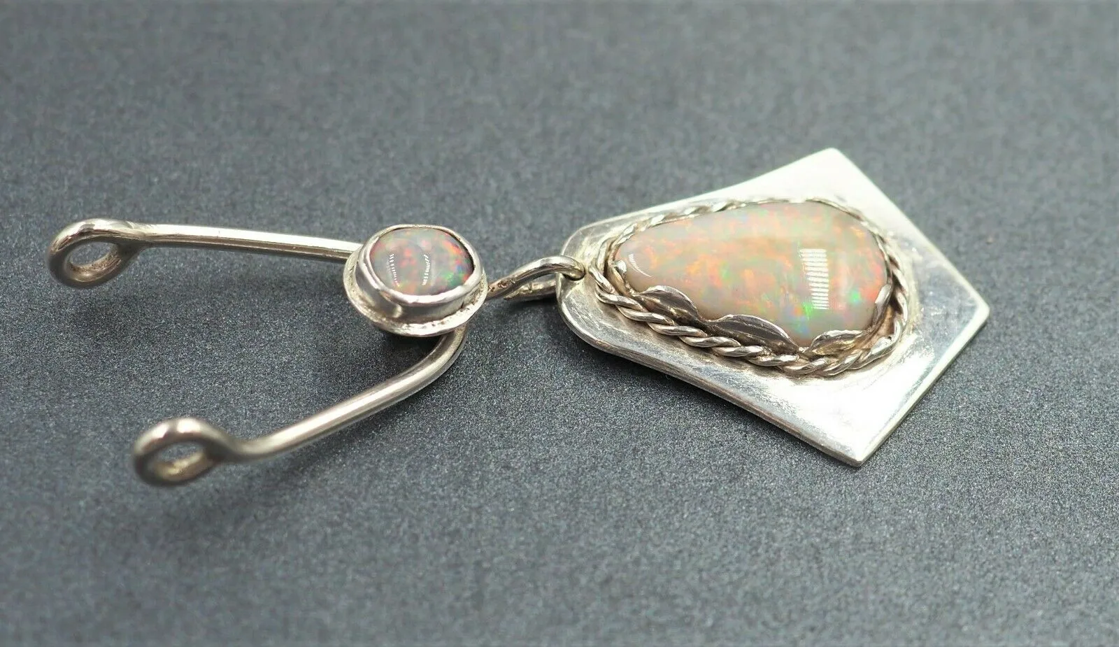 Opal Silver Pendant