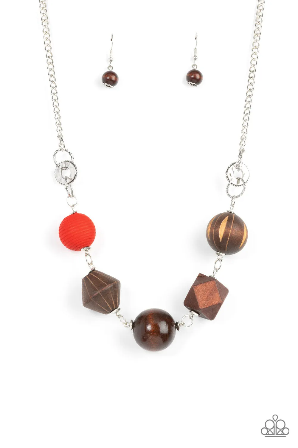 PAPARAZZI Eco Extravaganza - Red NECKLACE