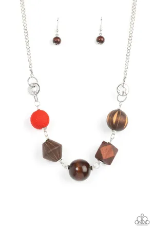 PAPARAZZI Eco Extravaganza - Red NECKLACE