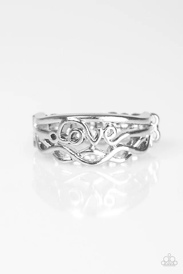 Paparazzi Ring ~ I Believe In Love - Silver