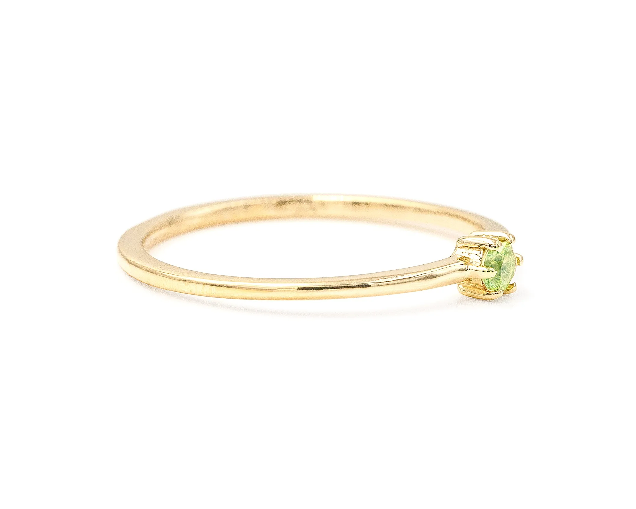 Peridot Stacker (Ready to Ship Size 6.5)